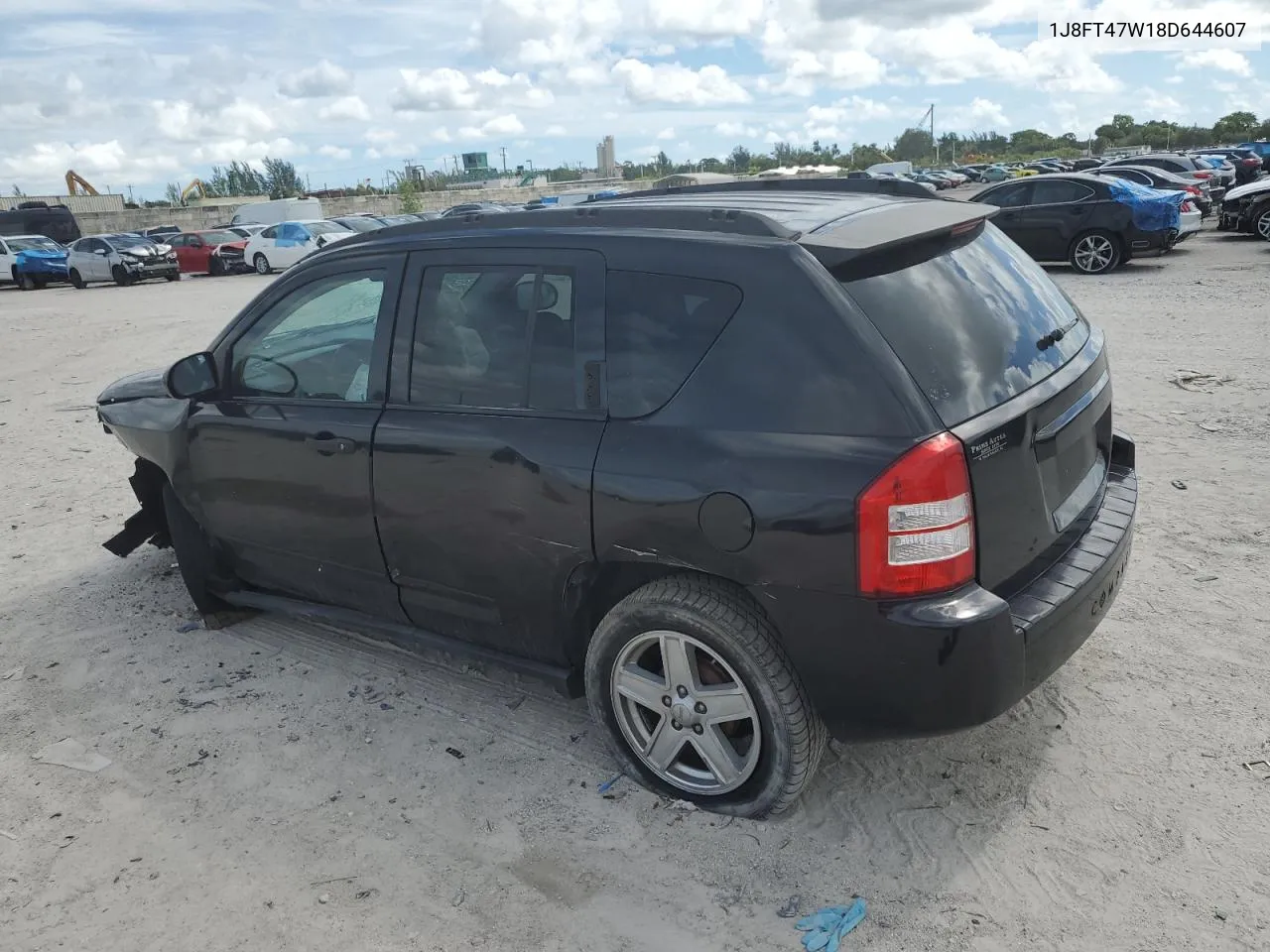 2008 Jeep Compass Sport VIN: 1J8FT47W18D644607 Lot: 66061703