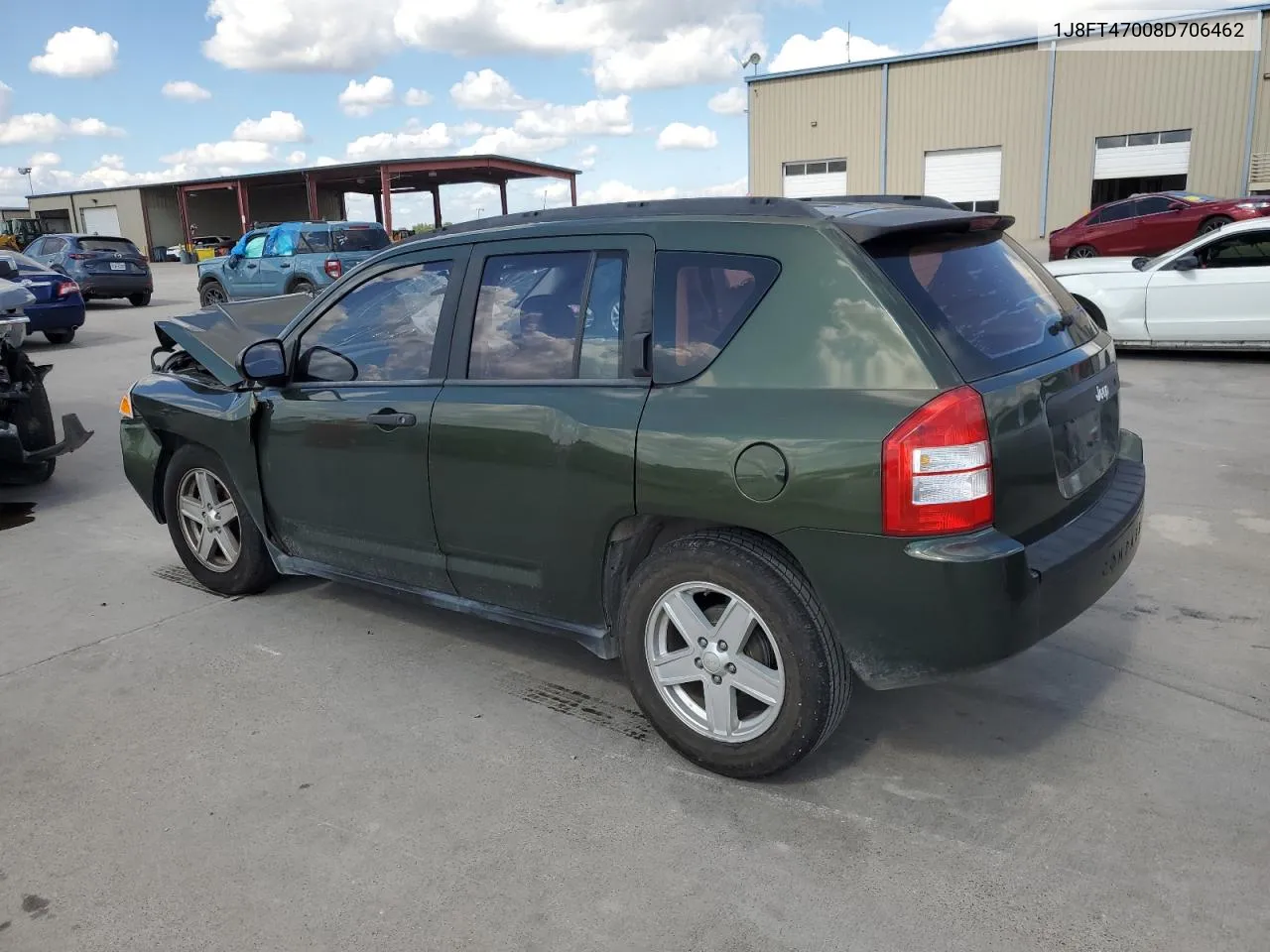 2008 Jeep Compass Sport VIN: 1J8FT47008D706462 Lot: 68864804