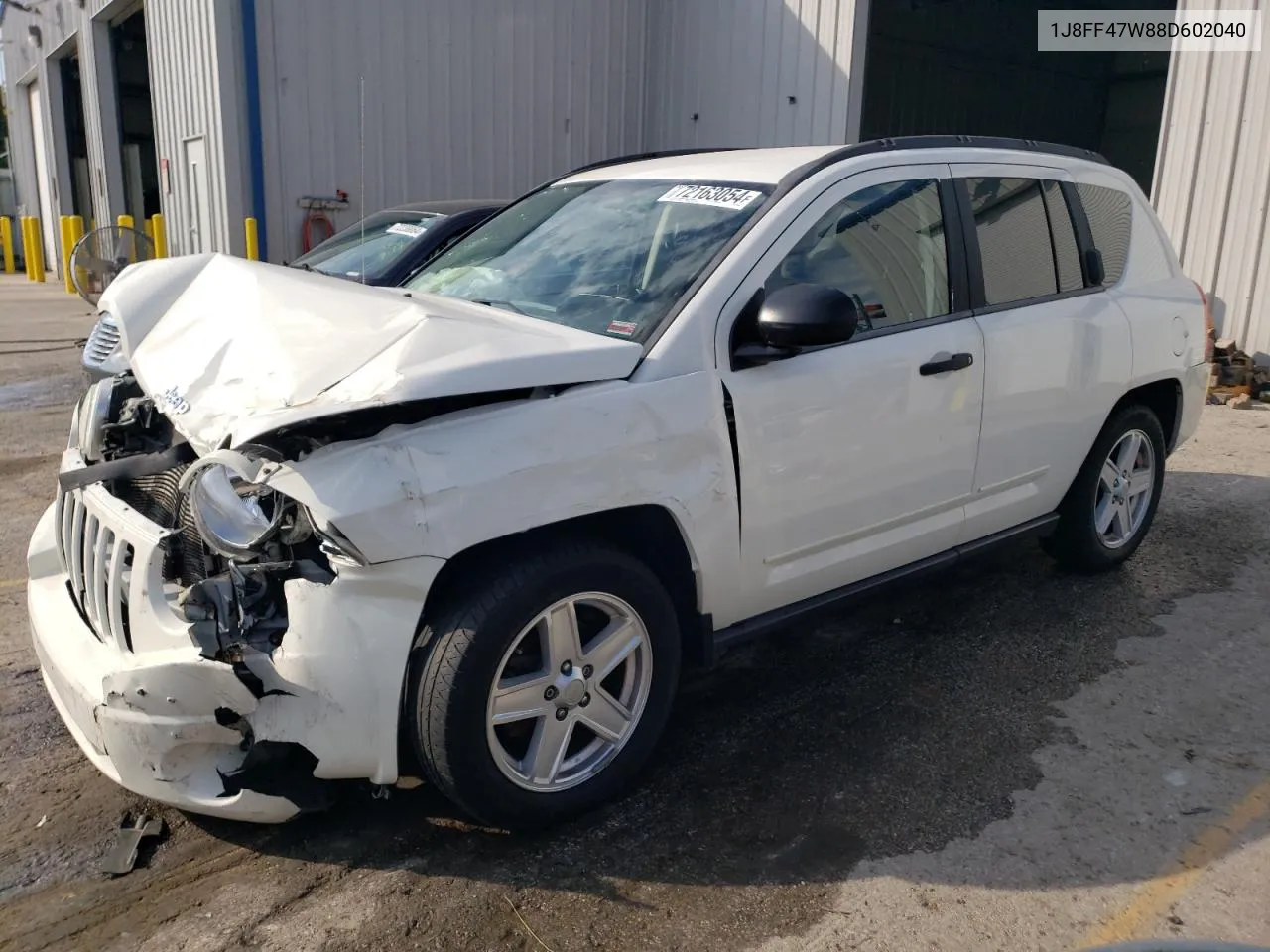 1J8FF47W88D602040 2008 Jeep Compass Sport