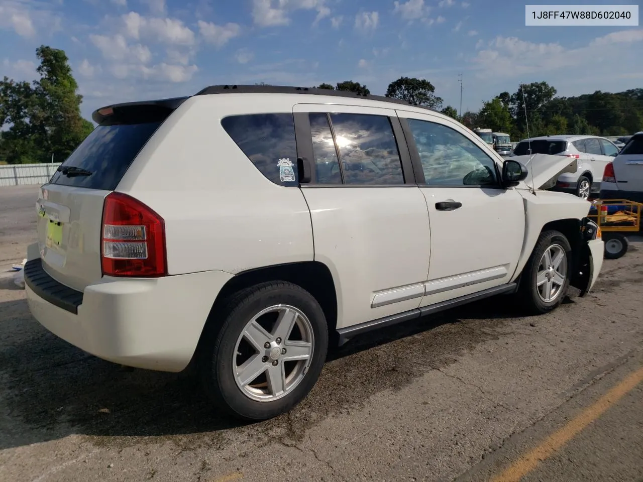 1J8FF47W88D602040 2008 Jeep Compass Sport