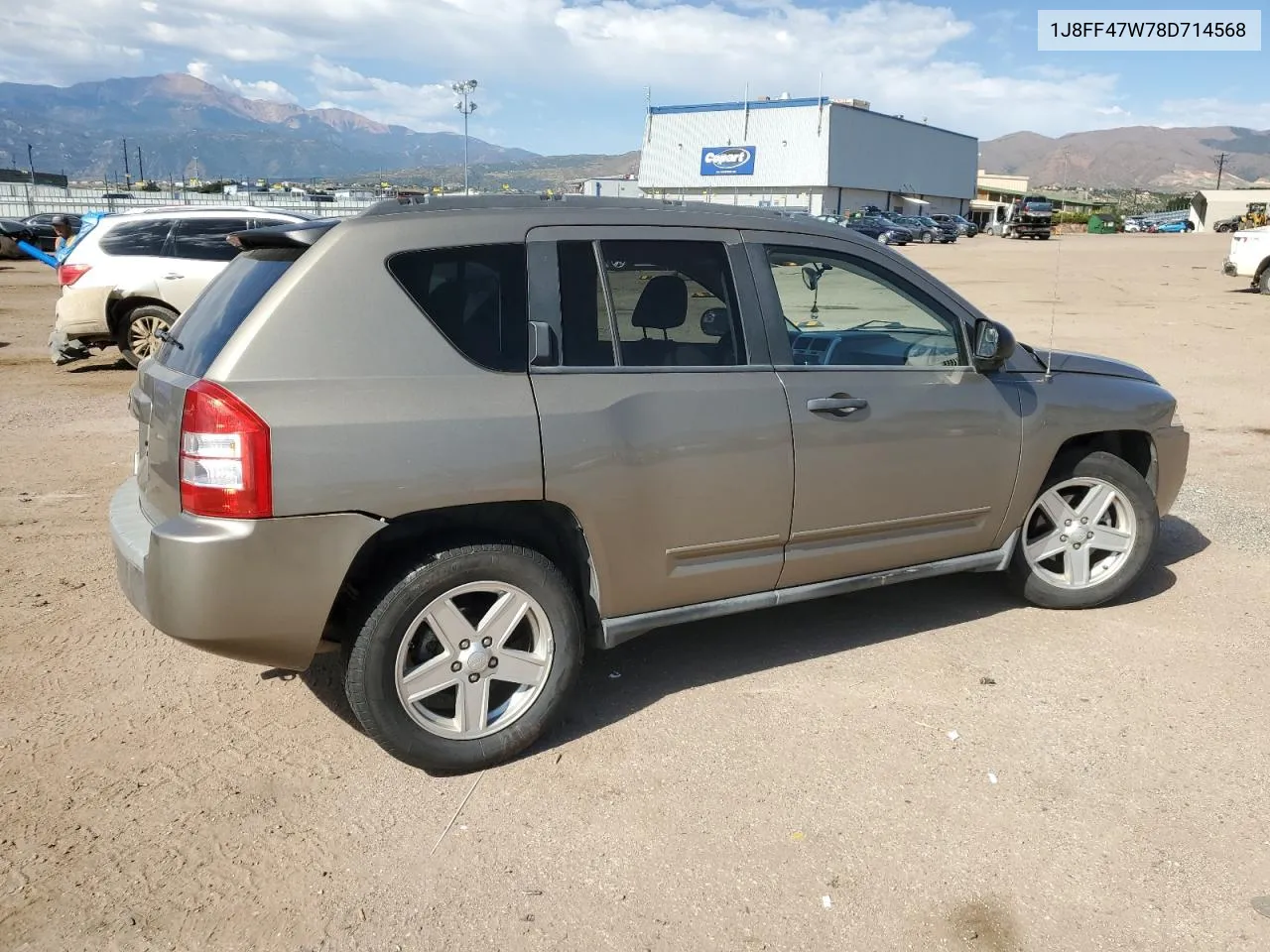 2008 Jeep Compass Sport VIN: 1J8FF47W78D714568 Lot: 73418064