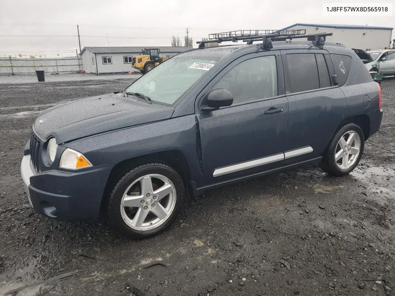 2008 Jeep Compass Limited VIN: 1J8FF57WX8D565918 Lot: 77206514