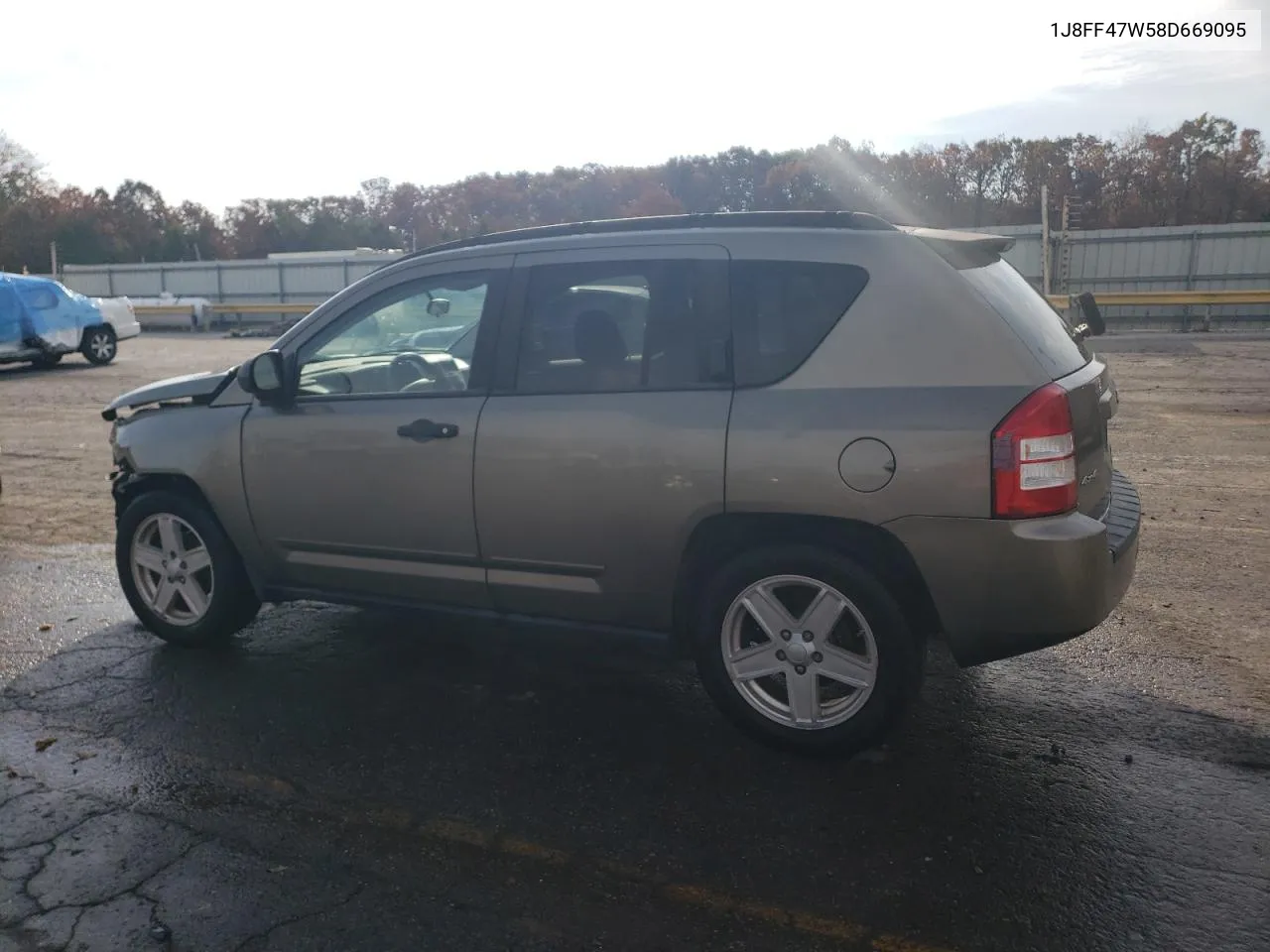 2008 Jeep Compass Sport VIN: 1J8FF47W58D669095 Lot: 77487894