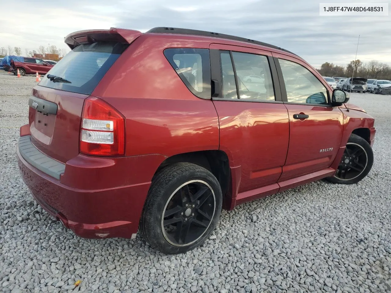 2008 Jeep Compass Sport VIN: 1J8FF47W48D648531 Lot: 77794444