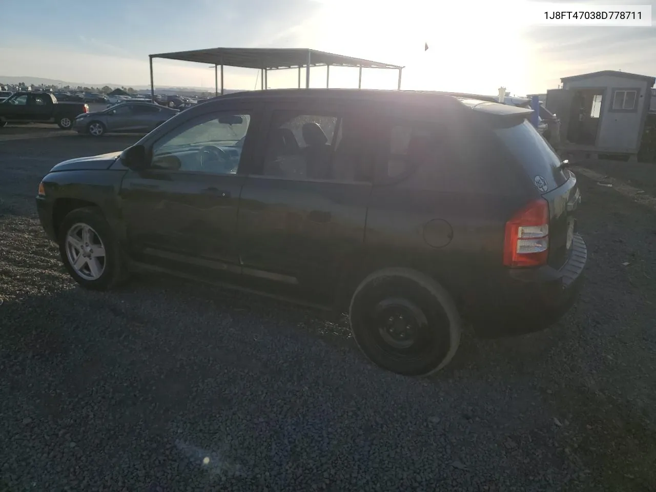 2008 Jeep Compass Sport VIN: 1J8FT47038D778711 Lot: 78101754