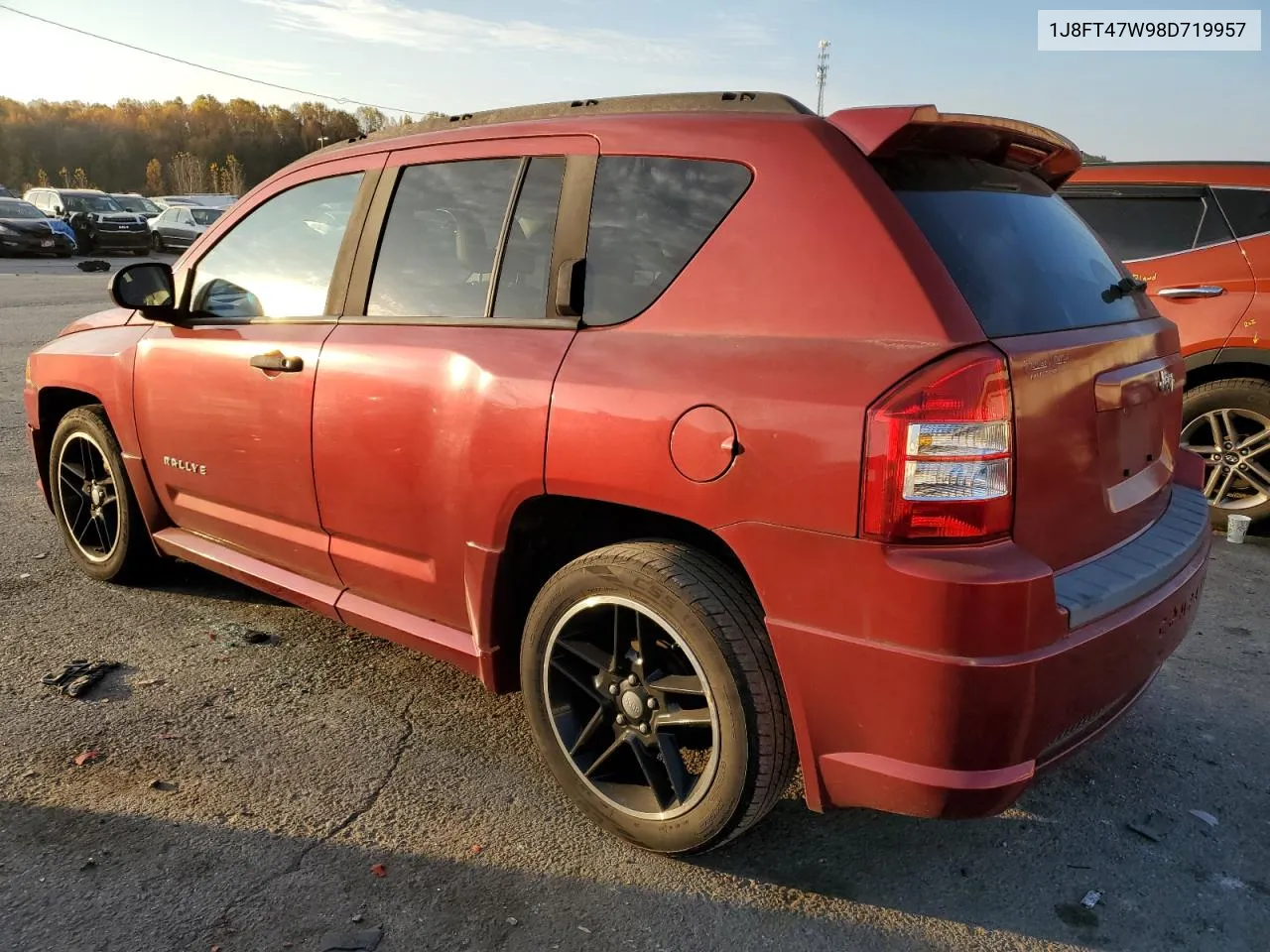 2008 Jeep Compass Sport VIN: 1J8FT47W98D719957 Lot: 78124144