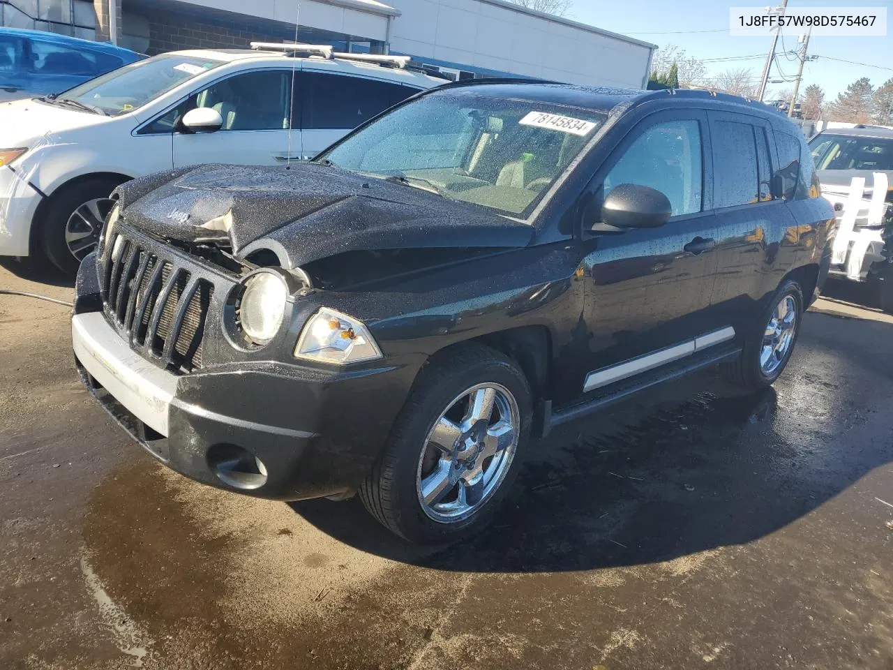 2008 Jeep Compass Limited VIN: 1J8FF57W98D575467 Lot: 78145834