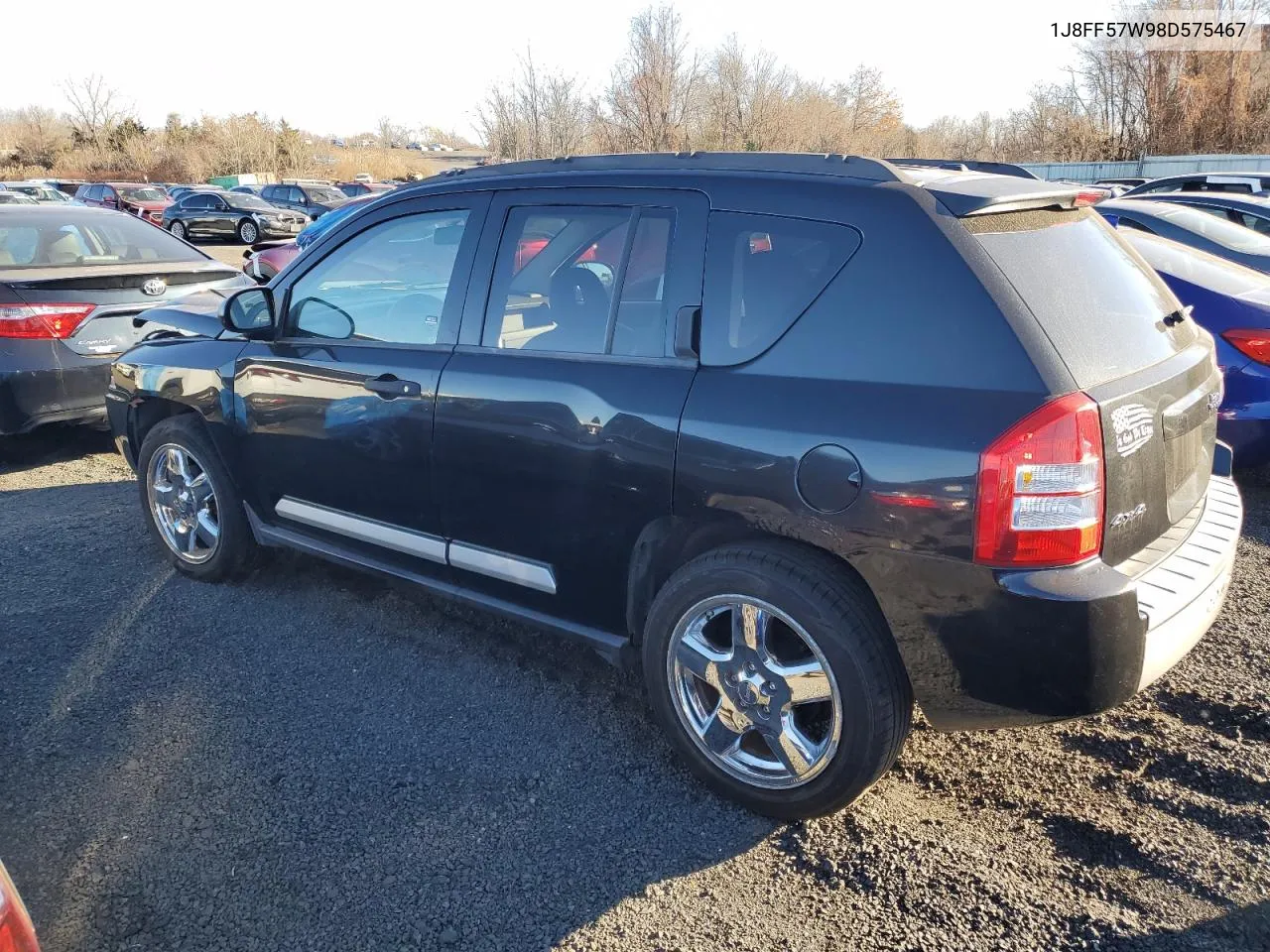 2008 Jeep Compass Limited VIN: 1J8FF57W98D575467 Lot: 78145834