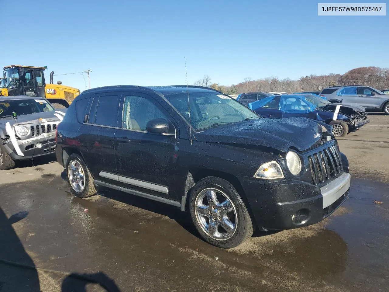 2008 Jeep Compass Limited VIN: 1J8FF57W98D575467 Lot: 78145834