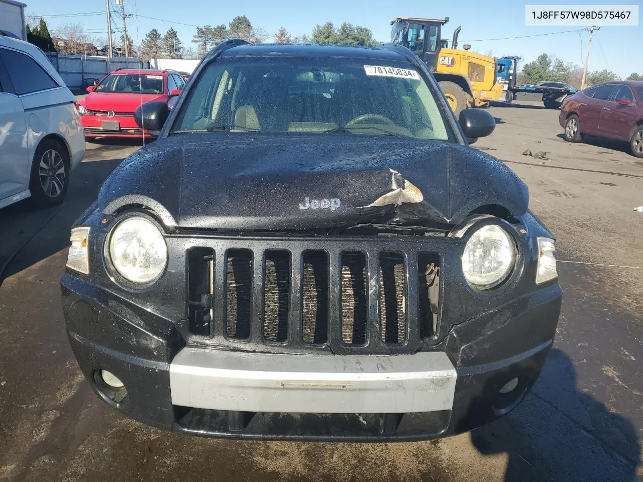 2008 Jeep Compass Limited VIN: 1J8FF57W98D575467 Lot: 78145834