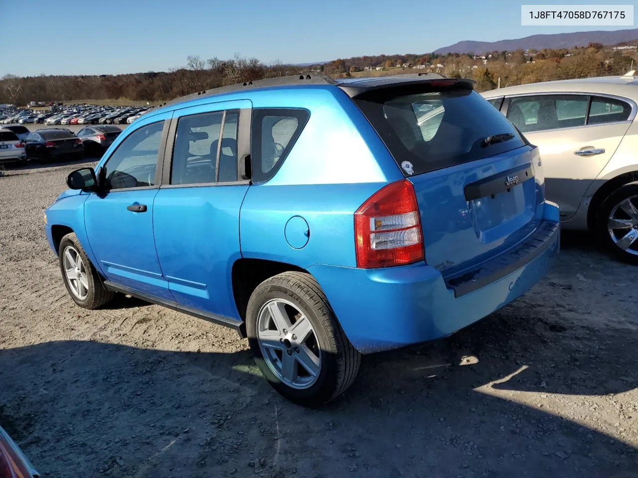 2008 Jeep Compass Sport VIN: 1J8FT47058D767175 Lot: 79969874