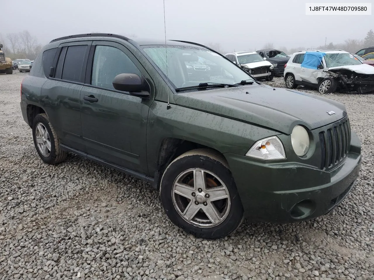 2008 Jeep Compass Sport VIN: 1J8FT47W48D709580 Lot: 81720974