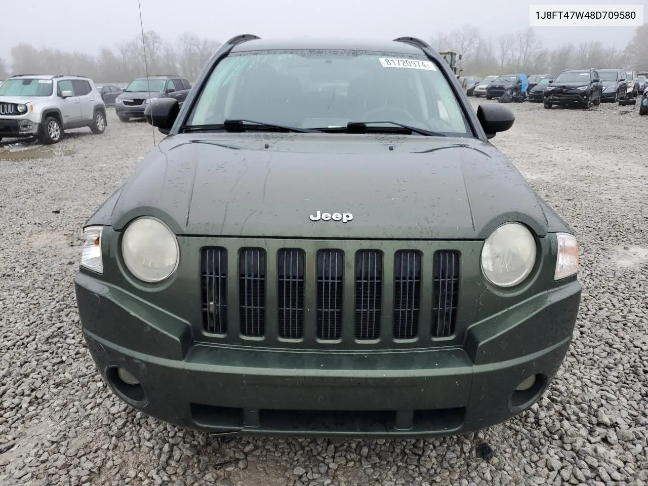 2008 Jeep Compass Sport VIN: 1J8FT47W48D709580 Lot: 81720974