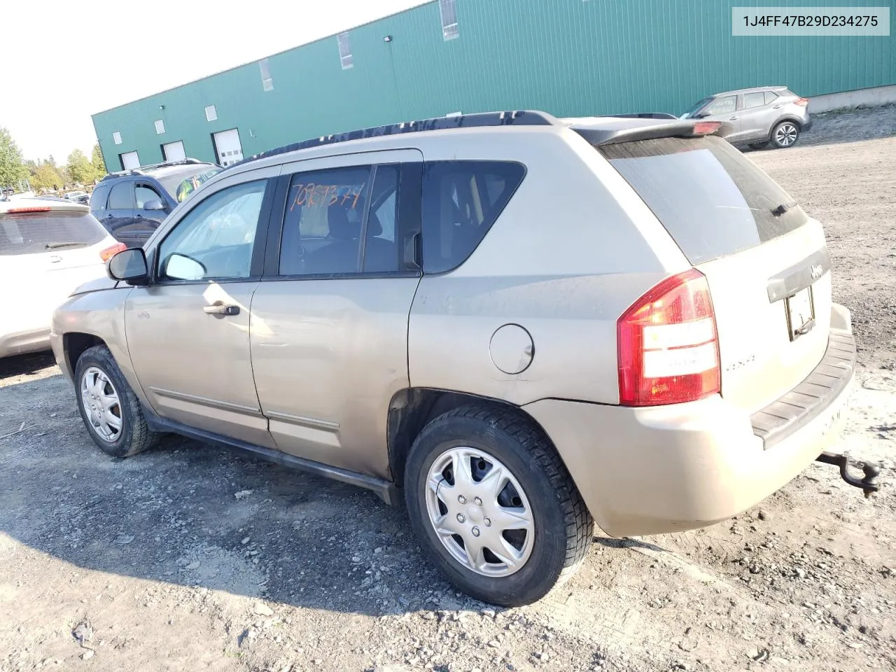 2009 Jeep Compass Sport VIN: 1J4FF47B29D234275 Lot: 70989374