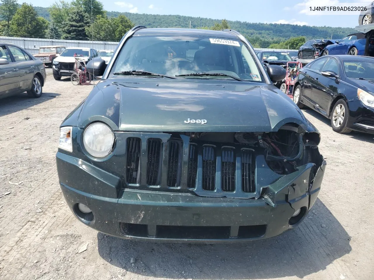 2010 Jeep Compass Sport VIN: 1J4NF1FB9AD623026 Lot: 59653974