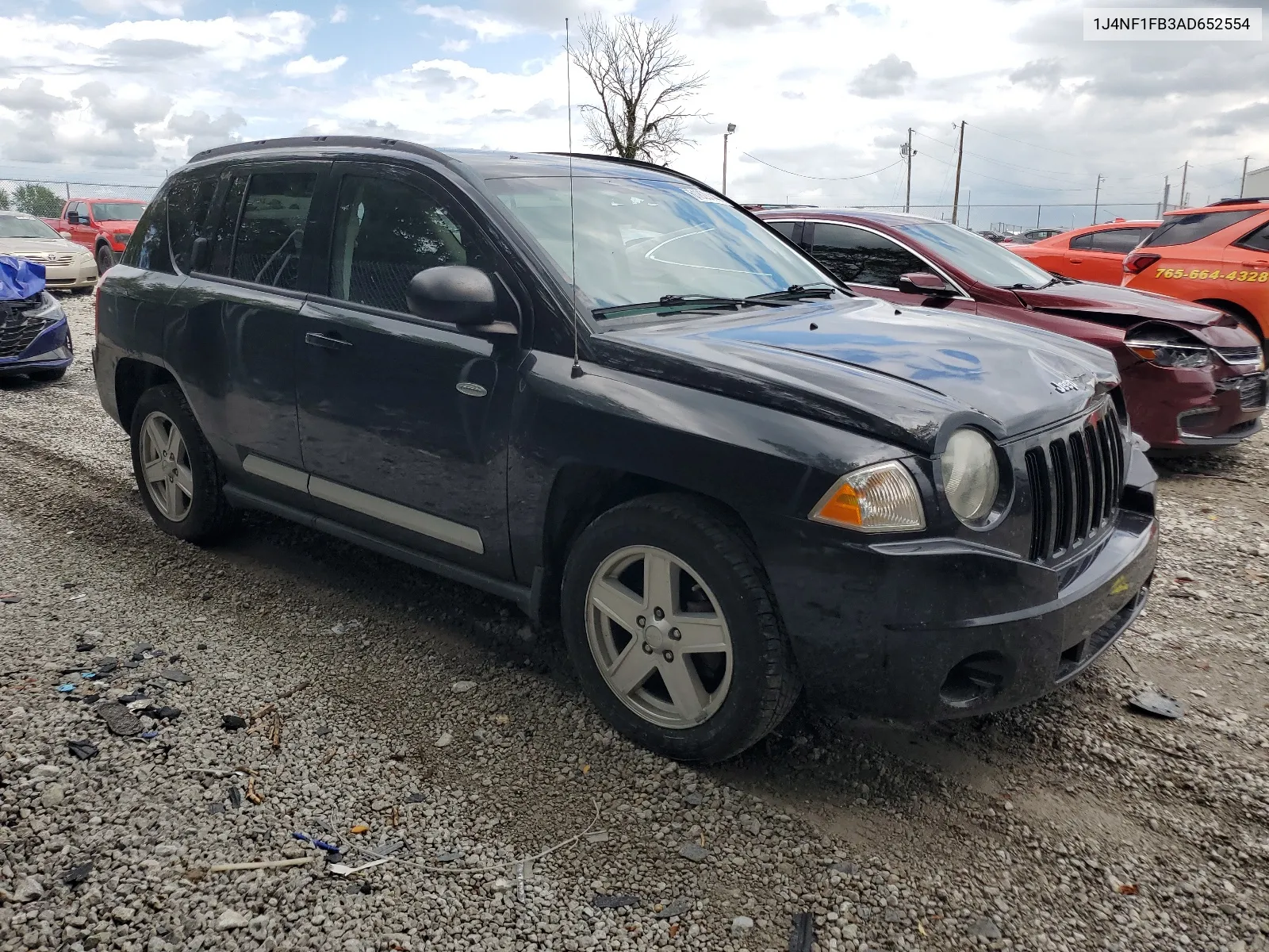 2010 Jeep Compass Sport VIN: 1J4NF1FB3AD652554 Lot: 61828444