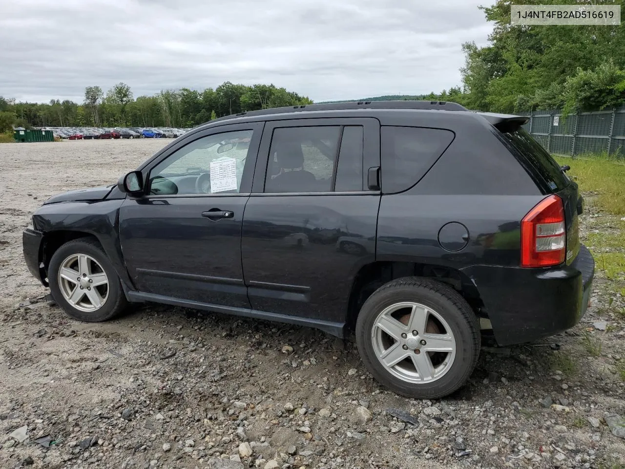 1J4NT4FB2AD516619 2010 Jeep Compass Sport