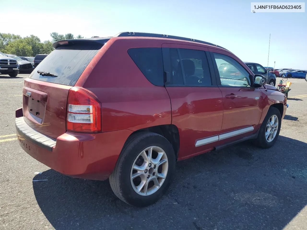 2010 Jeep Compass Sport VIN: 1J4NF1FB6AD623405 Lot: 70229364