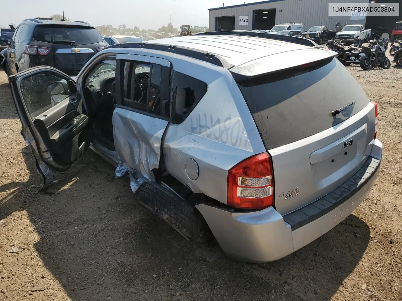 2010 Jeep Compass Sport VIN: 1J4NF4FBXAD503804 Lot: 71110914