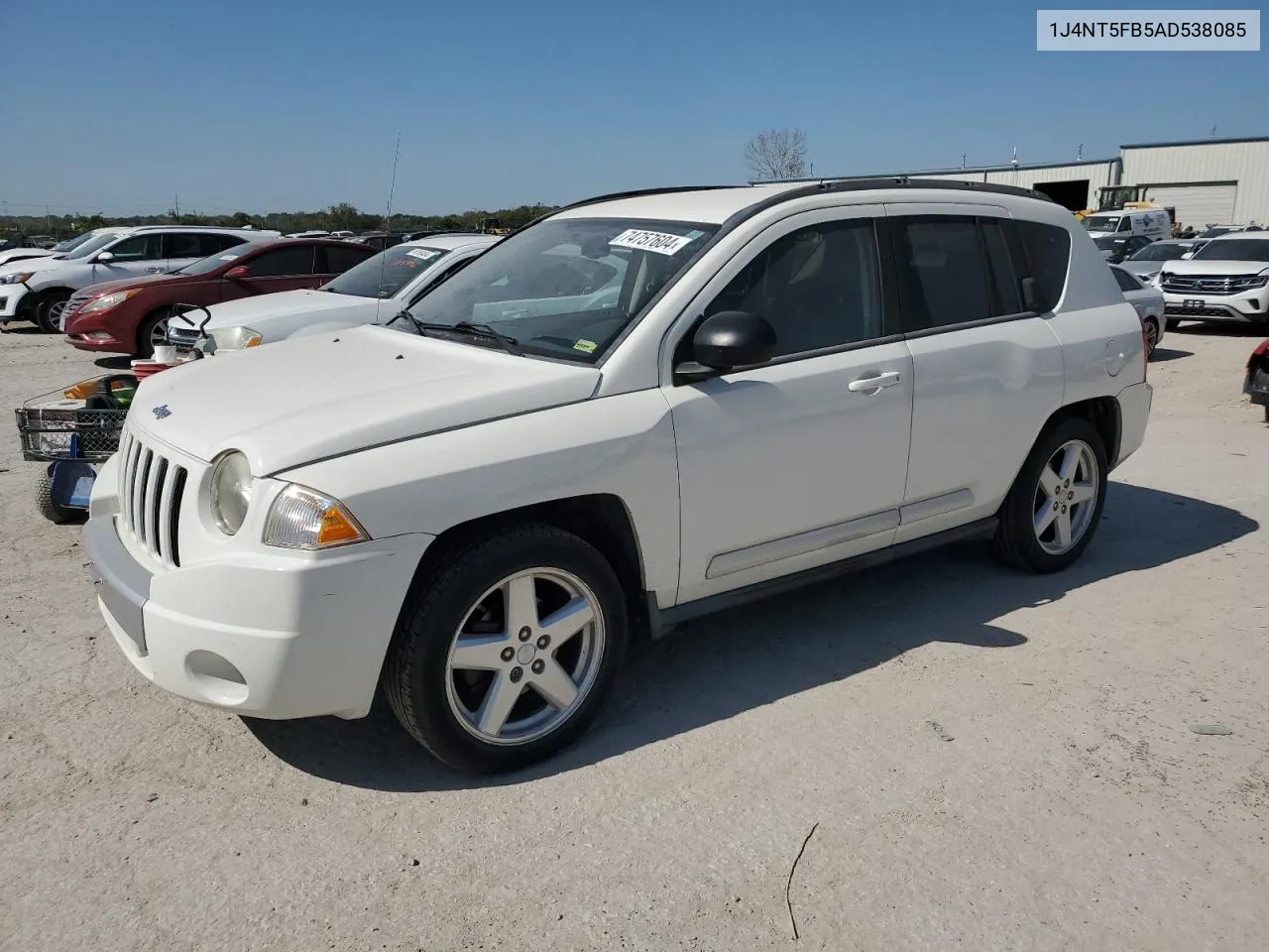 2010 Jeep Compass Limited VIN: 1J4NT5FB5AD538085 Lot: 74757604