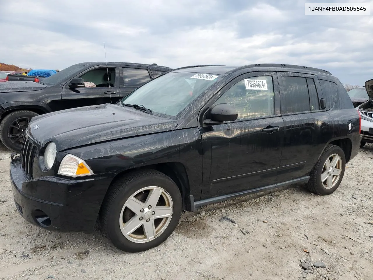 2010 Jeep Compass Sport VIN: 1J4NF4FB0AD505545 Lot: 76954624