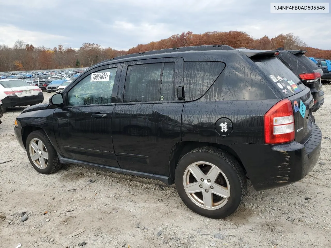 2010 Jeep Compass Sport VIN: 1J4NF4FB0AD505545 Lot: 76954624