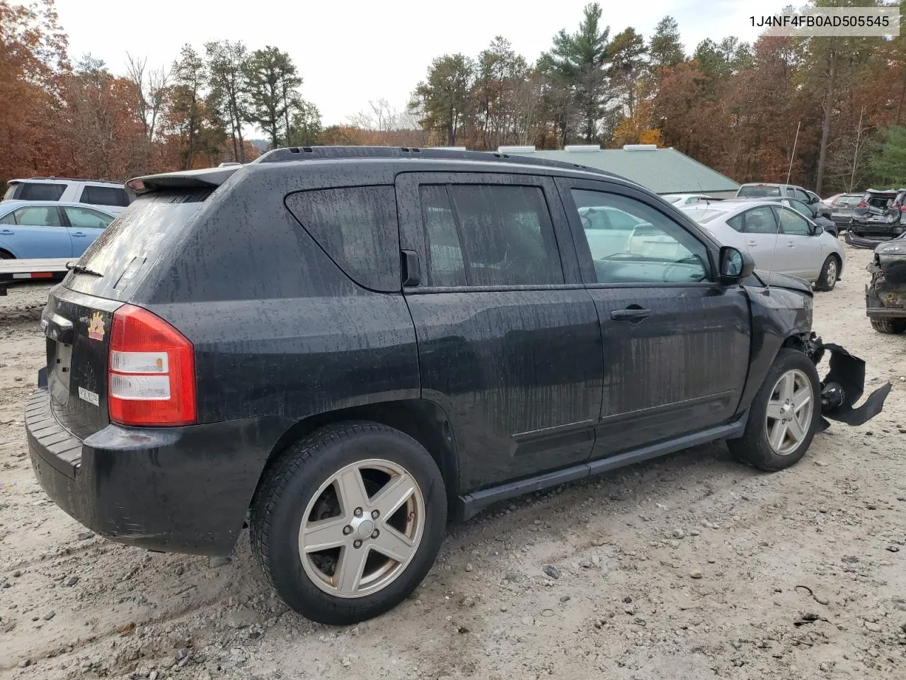 2010 Jeep Compass Sport VIN: 1J4NF4FB0AD505545 Lot: 76954624