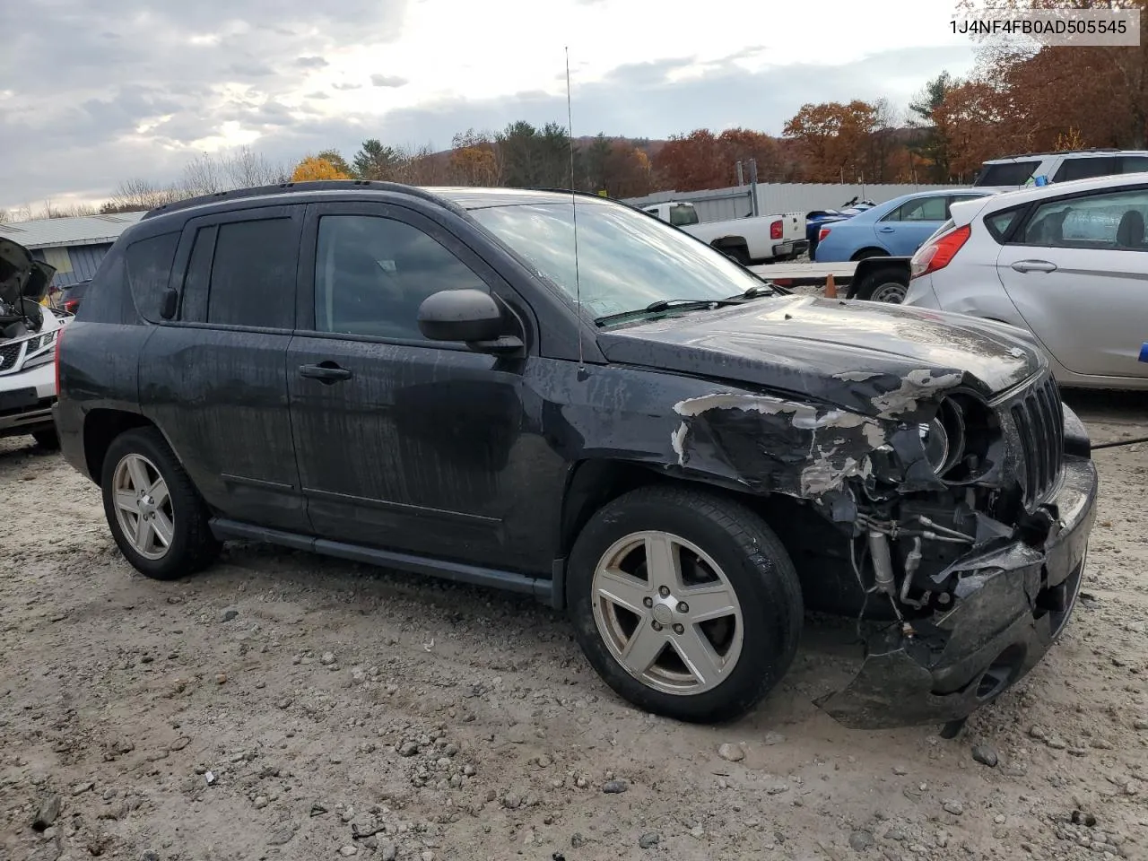 2010 Jeep Compass Sport VIN: 1J4NF4FB0AD505545 Lot: 76954624