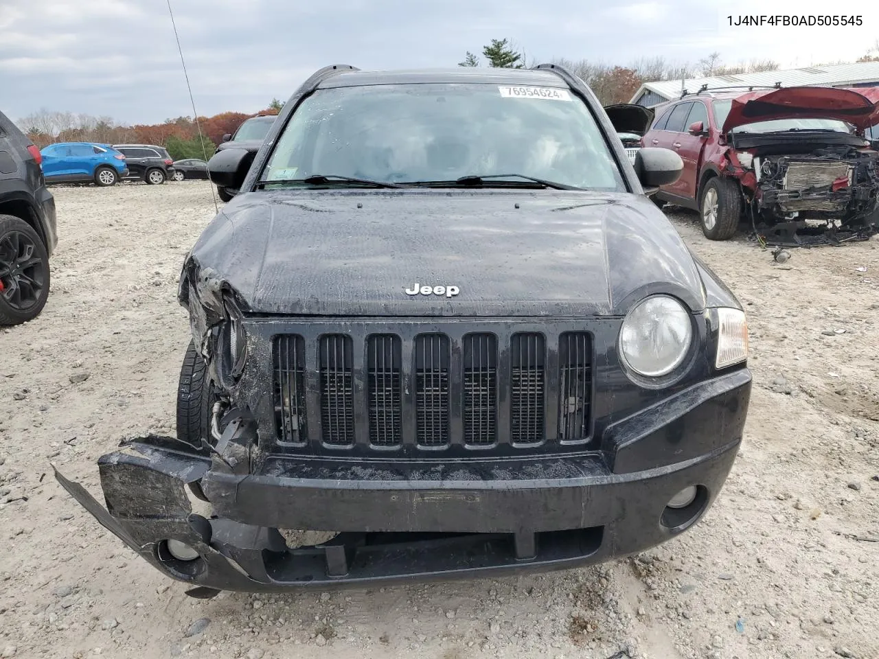 2010 Jeep Compass Sport VIN: 1J4NF4FB0AD505545 Lot: 76954624