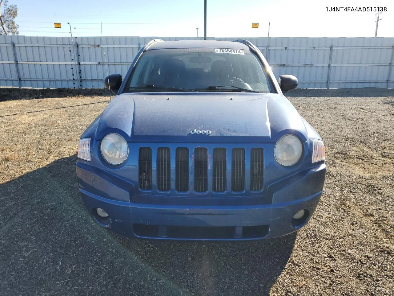 2010 Jeep Compass Sport VIN: 1J4NT4FA4AD515138 Lot: 78458474