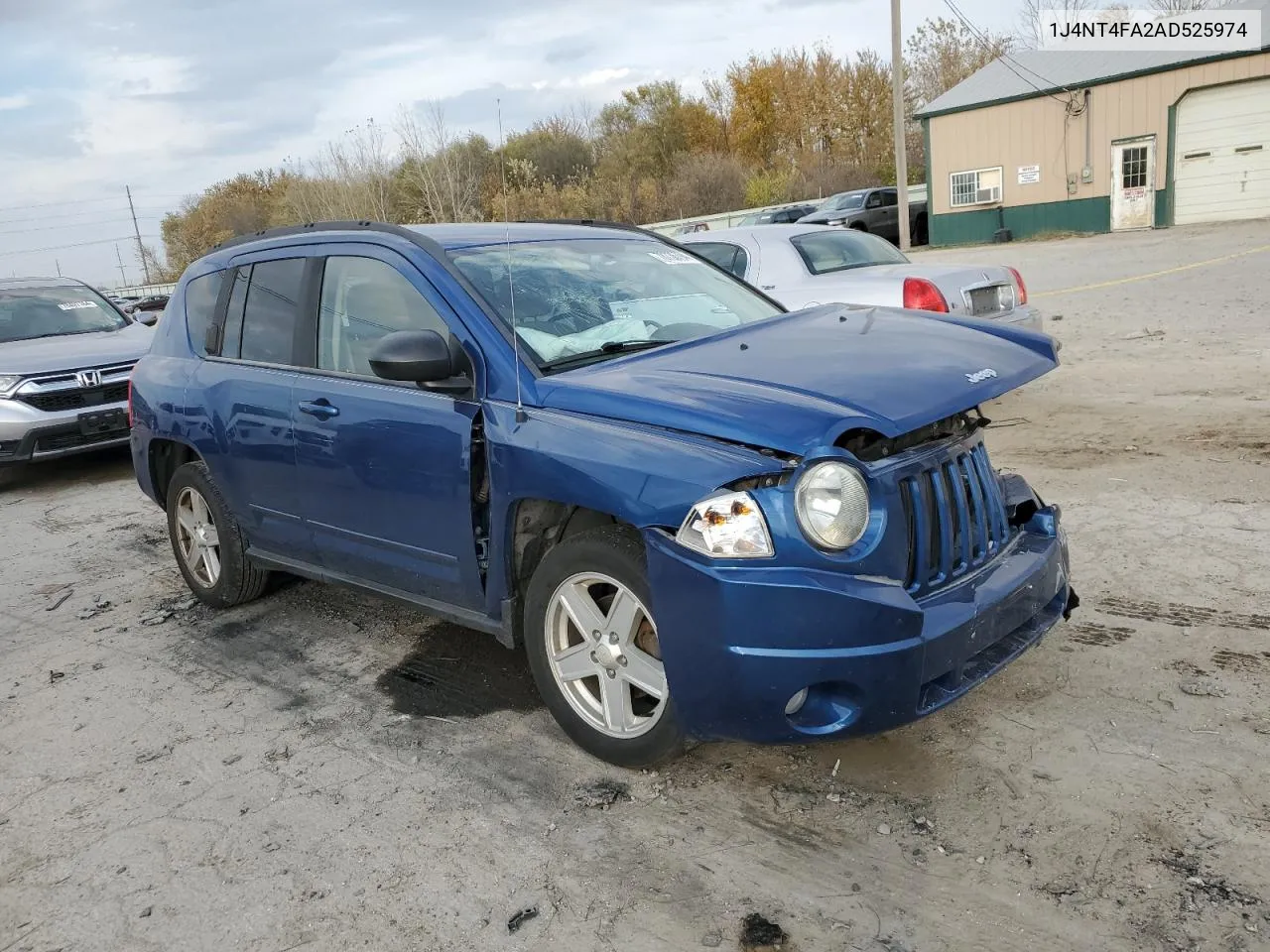 2010 Jeep Compass Sport VIN: 1J4NT4FA2AD525974 Lot: 78736794