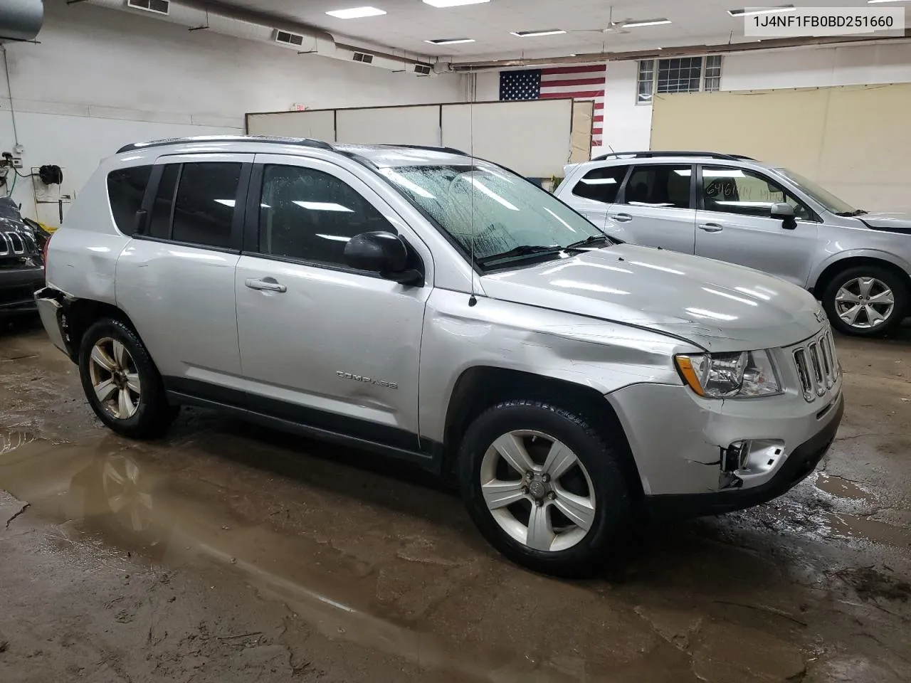 2011 Jeep Compass Sport VIN: 1J4NF1FB0BD251660 Lot: 64160574