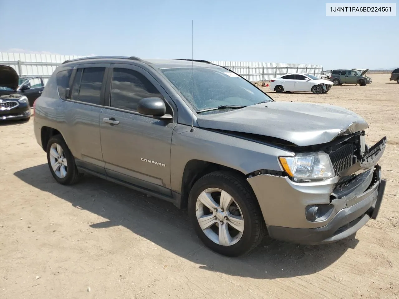 2011 Jeep Compass Sport VIN: 1J4NT1FA6BD224561 Lot: 64987484