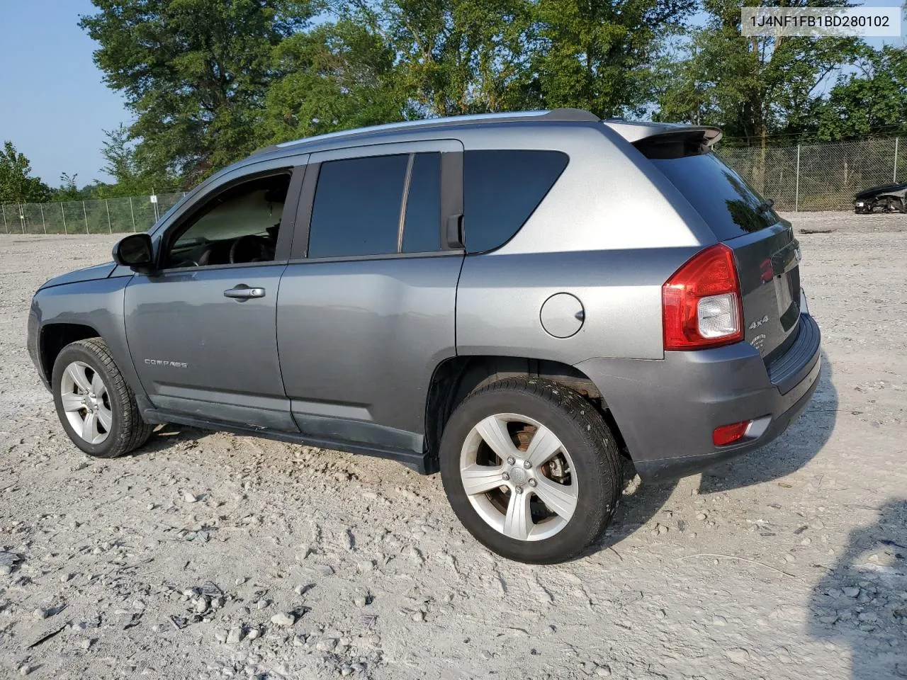 2011 Jeep Compass Sport VIN: 1J4NF1FB1BD280102 Lot: 66005944