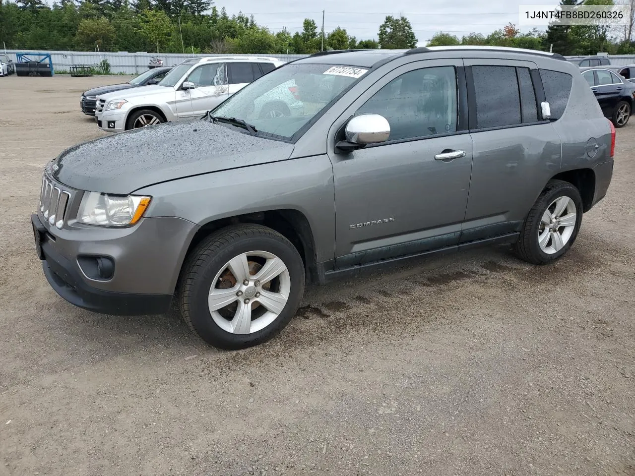 2011 Jeep Compass VIN: 1J4NT4FB8BD260326 Lot: 67737754