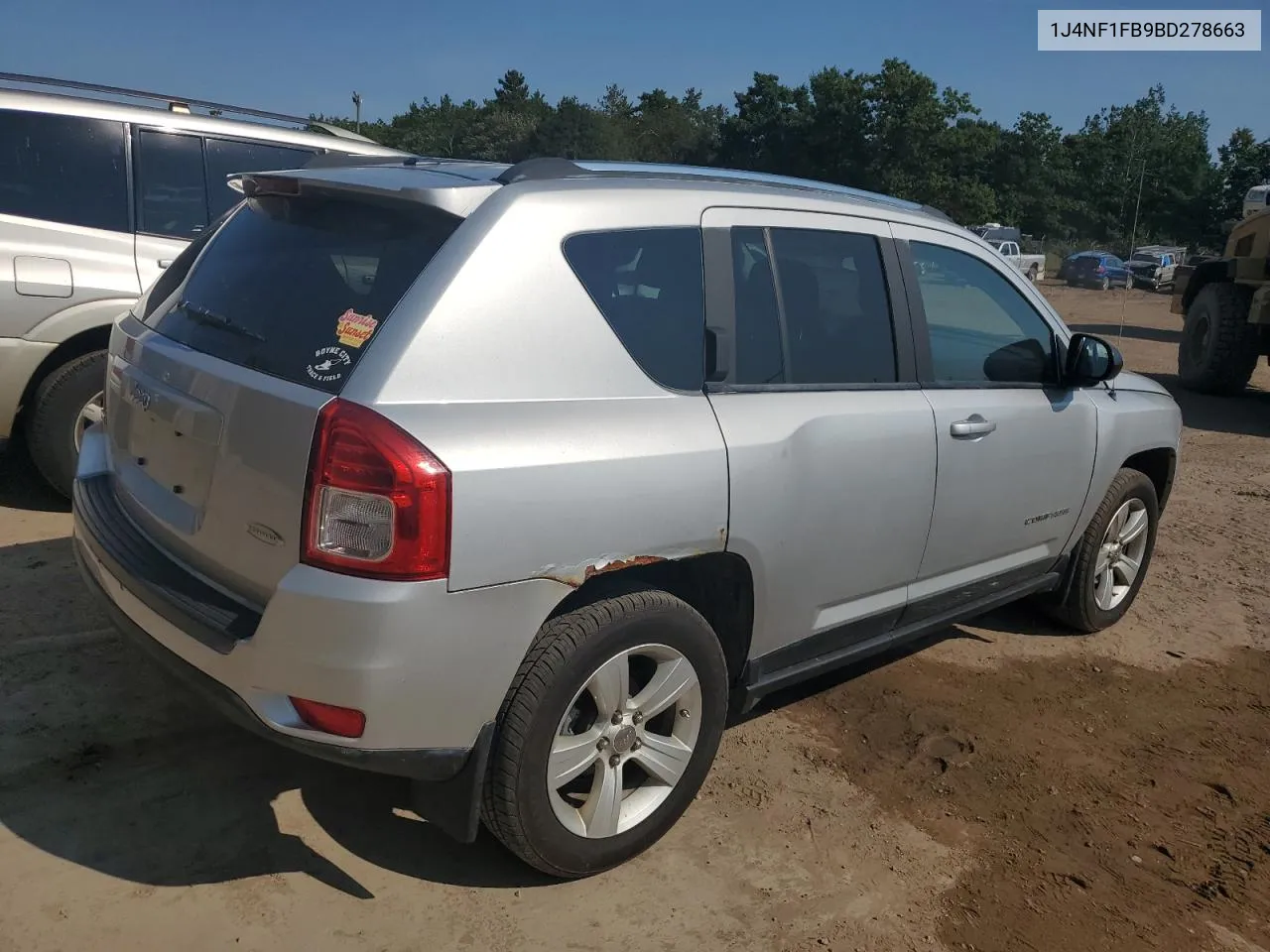 2011 Jeep Compass Sport VIN: 1J4NF1FB9BD278663 Lot: 68363464