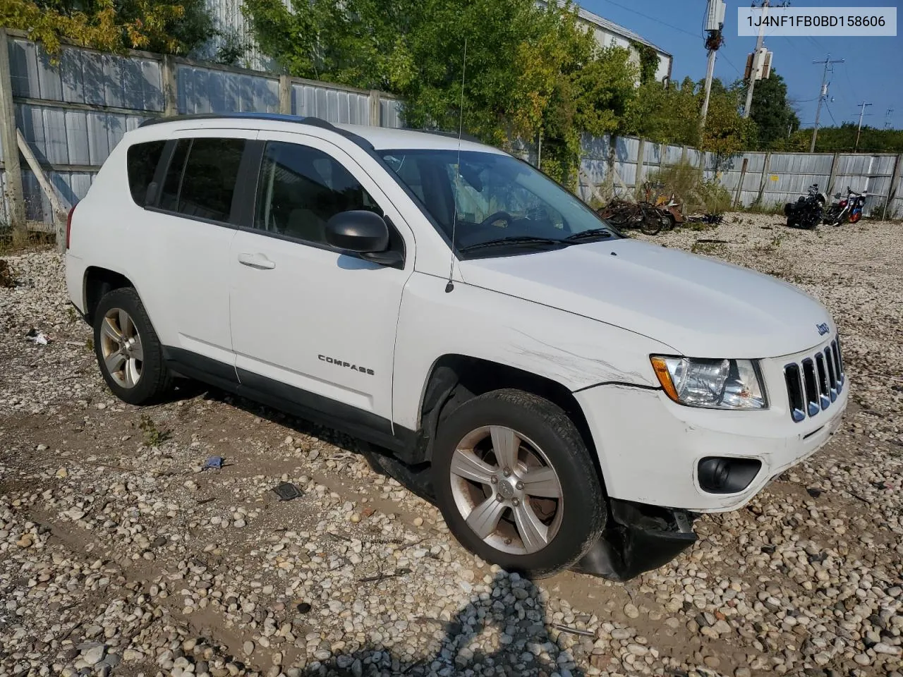 2011 Jeep Compass Sport VIN: 1J4NF1FB0BD158606 Lot: 70534194