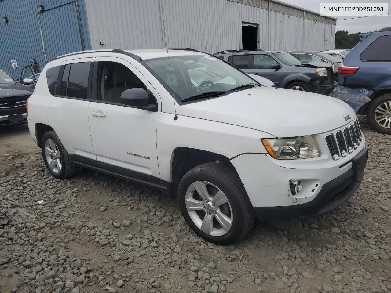 2011 Jeep Compass Sport VIN: 1J4NF1FB2BD251093 Lot: 70703394