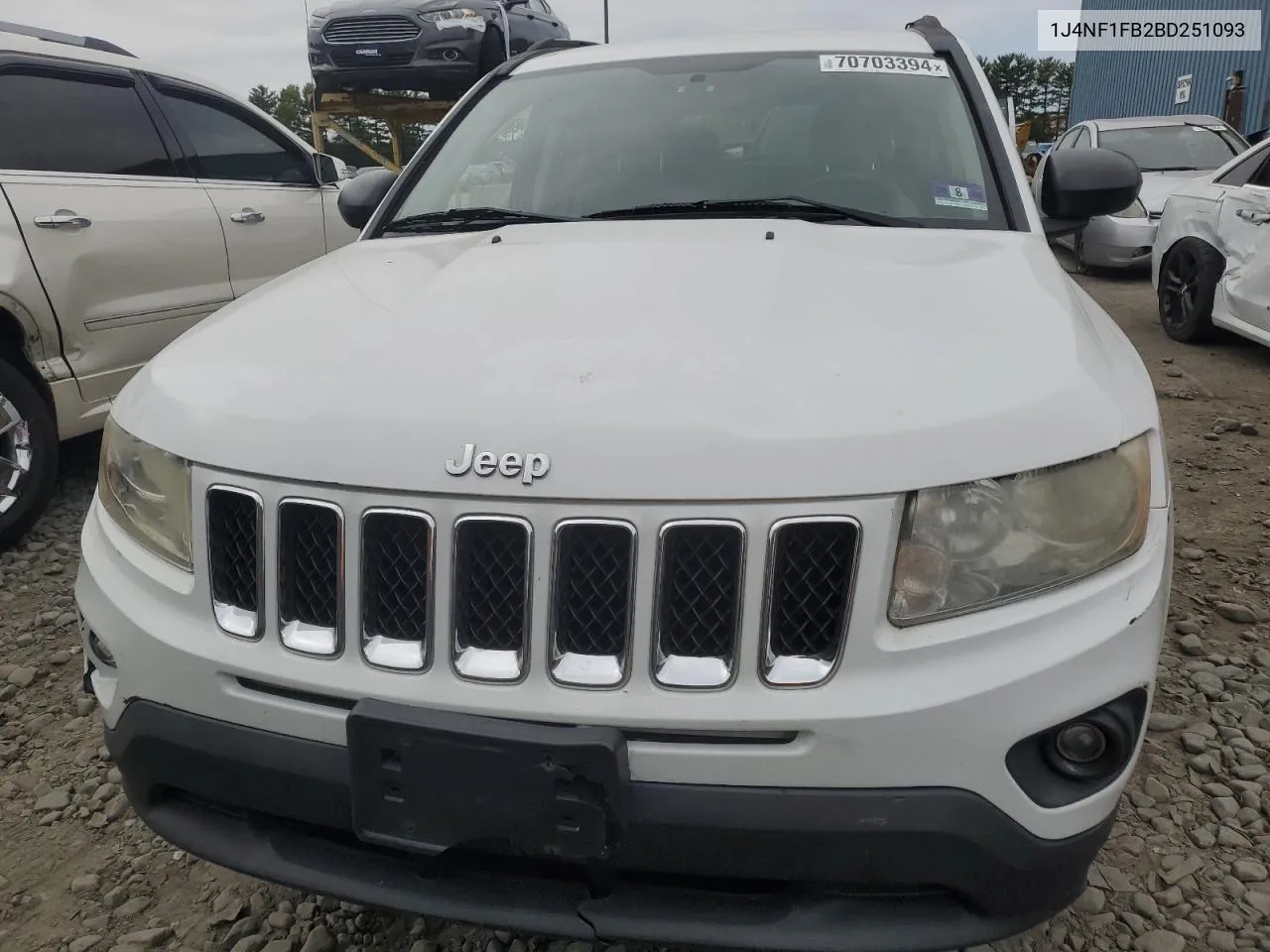 2011 Jeep Compass Sport VIN: 1J4NF1FB2BD251093 Lot: 70703394