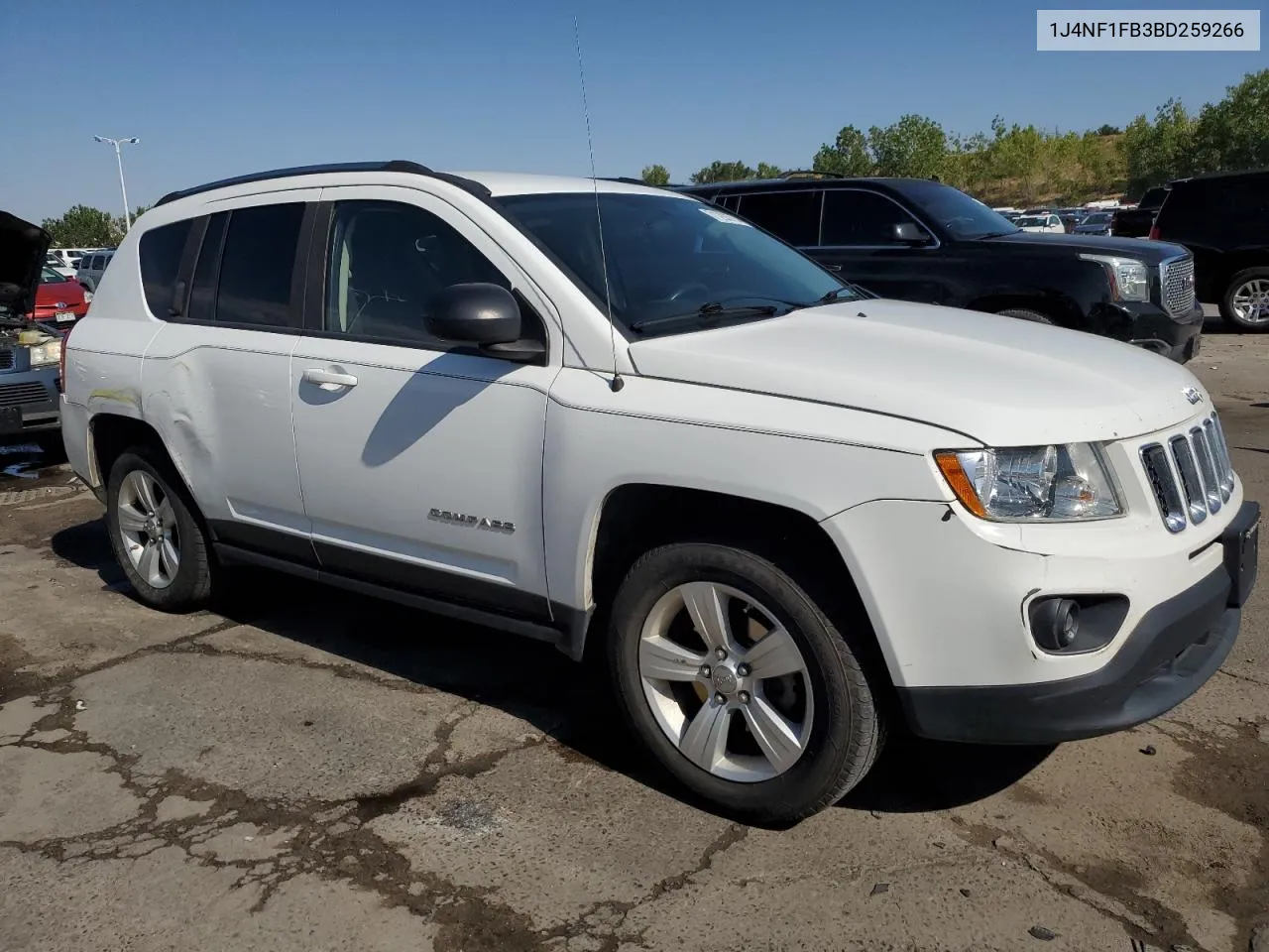 2011 Jeep Compass Sport VIN: 1J4NF1FB3BD259266 Lot: 71283764