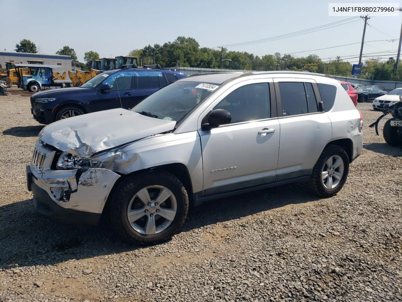 2011 Jeep Compass Sport VIN: 1J4NF1FB9BD279960 Lot: 71410554