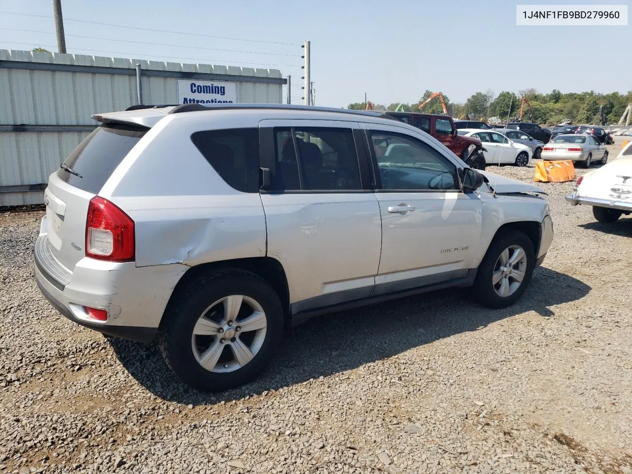 2011 Jeep Compass Sport VIN: 1J4NF1FB9BD279960 Lot: 71410554