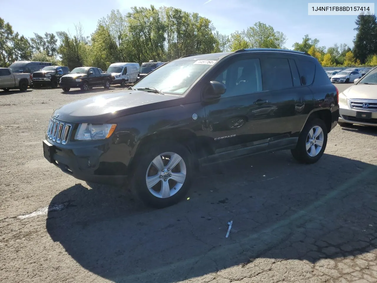 2011 Jeep Compass Sport VIN: 1J4NF1FB8BD157414 Lot: 74497764