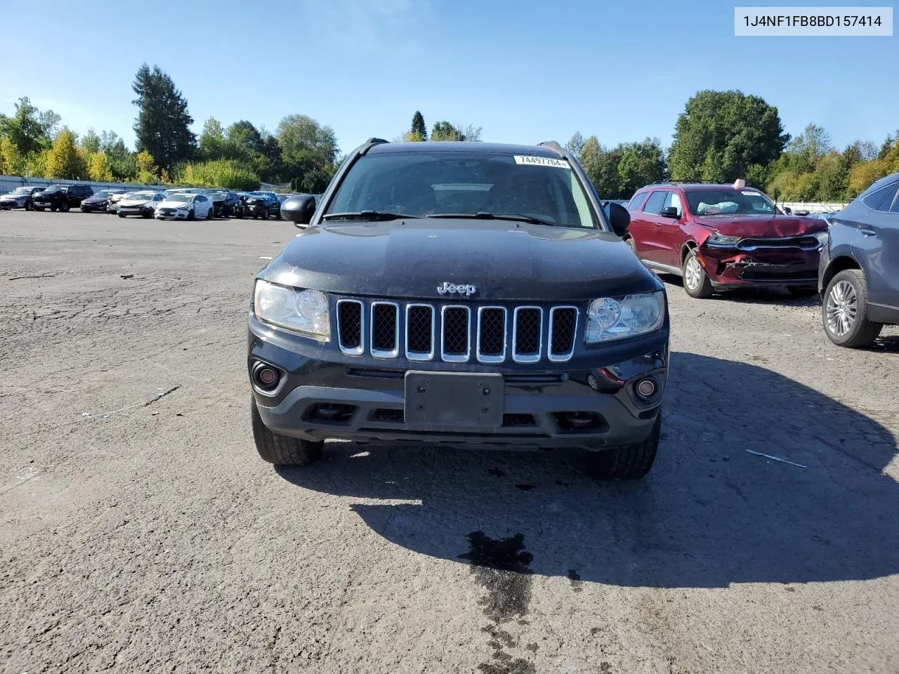 2011 Jeep Compass Sport VIN: 1J4NF1FB8BD157414 Lot: 74497764