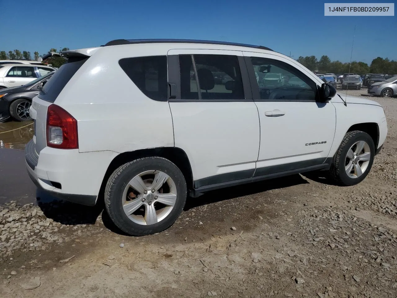 2011 Jeep Compass Sport VIN: 1J4NF1FB0BD209957 Lot: 74794224