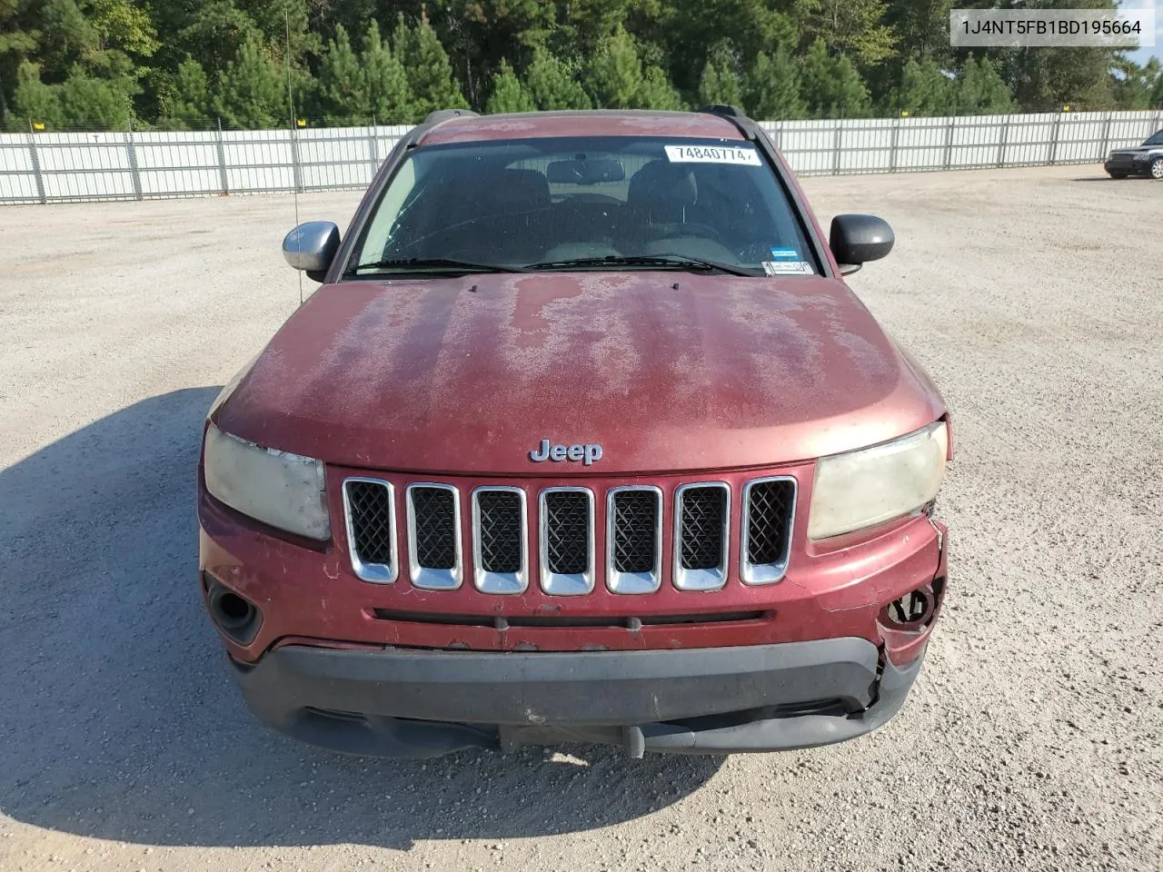 2011 Jeep Compass Limited VIN: 1J4NT5FB1BD195664 Lot: 74840774