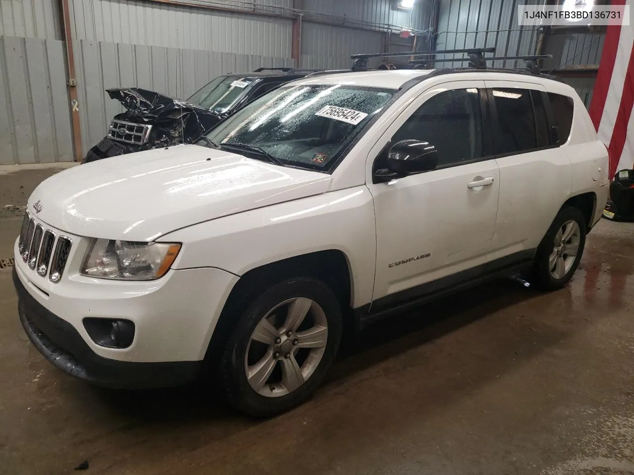 2011 Jeep Compass Sport VIN: 1J4NF1FB3BD136731 Lot: 75695424