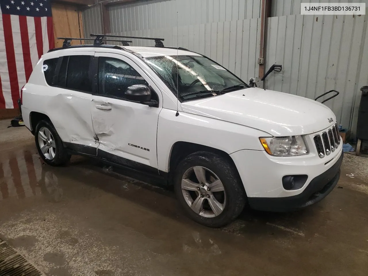 2011 Jeep Compass Sport VIN: 1J4NF1FB3BD136731 Lot: 75695424