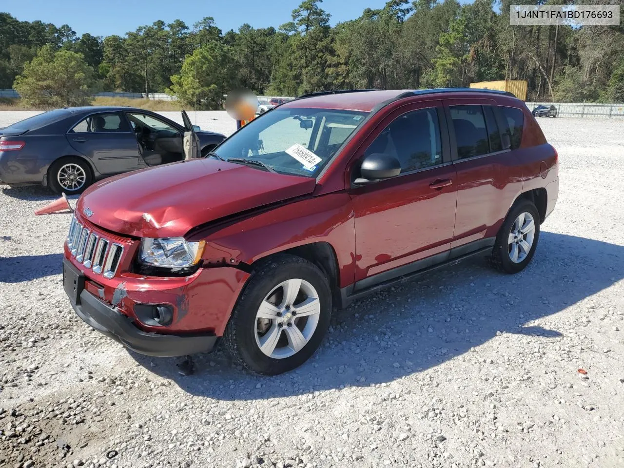 2011 Jeep Compass Sport VIN: 1J4NT1FA1BD176693 Lot: 75868914