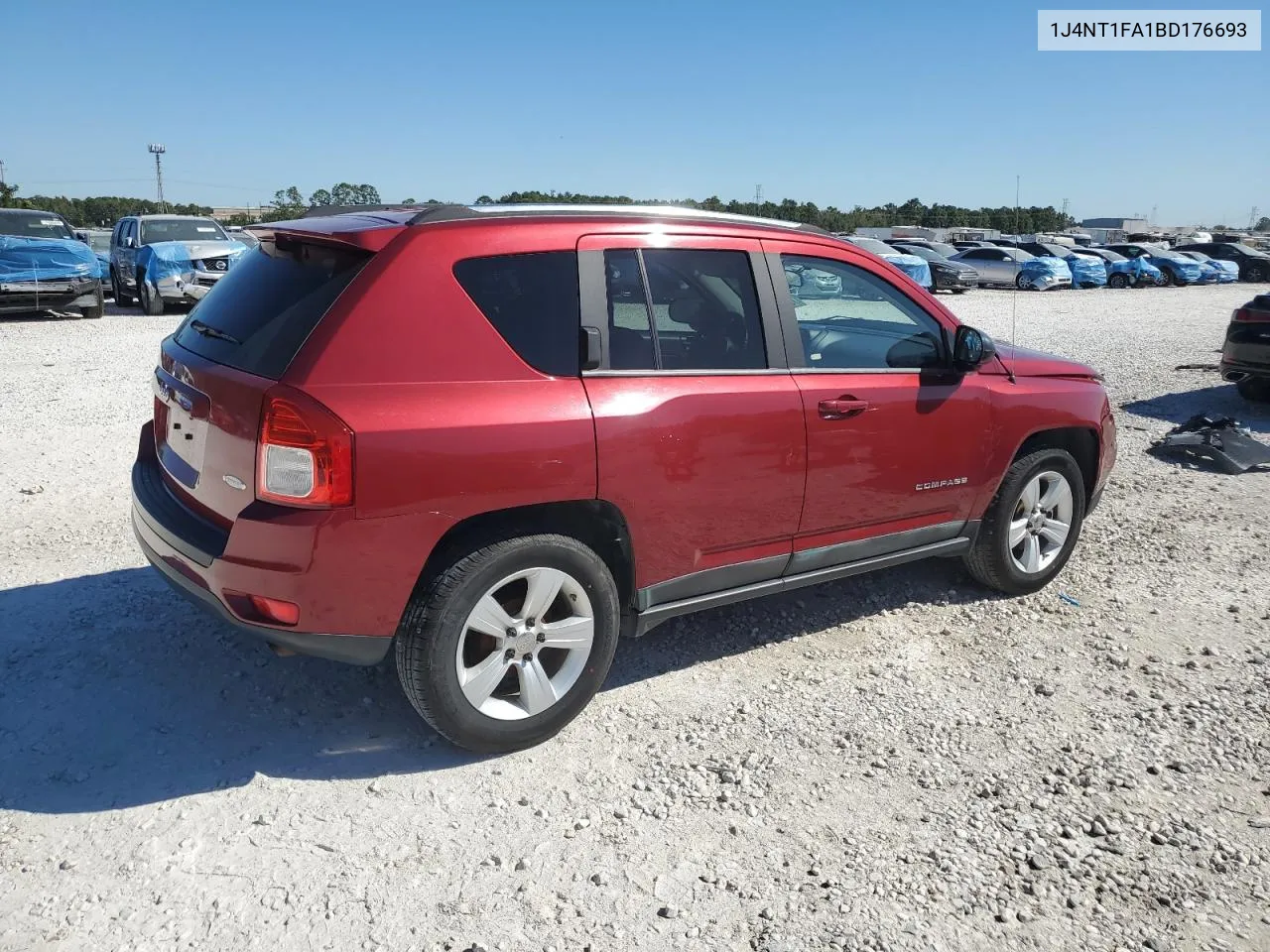 2011 Jeep Compass Sport VIN: 1J4NT1FA1BD176693 Lot: 75868914